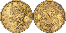 USA - UNITED STATES OF AMERICA
République fédérale des États-Unis d’Amérique (1776-à nos jours). 20 dollars Liberty, avec devise 1871, Philadelphie....