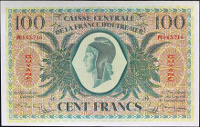 GUYANE FRANÇAISE - FRENCH GUIANA
100 francs type Caisse centrale de la France d’Outre-Mer “Impression GB” 1943.
P.17a.
Top Pop : c’est le plus bel ...