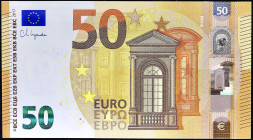 UNION EUROPÉENNE - FRANCE - EUROPEAN UNION
50 euros avec numéro spécial 2017.
P.30u.
Alphabet UC - numéro 9999999937, numéro spécial avec une répét...