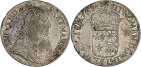 FRANCE / CAPÉTIENS - FRANCE / ROYAL
Louis XIV (1643-1715). Écu de Béarn à la cravate 1681, Pau.
Dy.1498 - G.212 - Dav.3807 ; Argent - 26,81 g - 39 mm ...