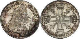 FRANCE / CAPÉTIENS - FRANCE / ROYAL
Louis XIV (1643-1715). Écu aux huit L, 1er type 1690, I, Limoges.
Dy.1514A - G.216 - Dav.3811 ; Argent - 26,94 g -...