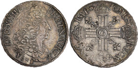 FRANCE / CAPÉTIENS - FRANCE / ROYAL
Louis XIV (1643-1715). Écu aux huit L, 1er type 1691, G, Poitiers.
Dy.1514A - G.216 - Dav.3811 ; Argent - 26,62 g ...