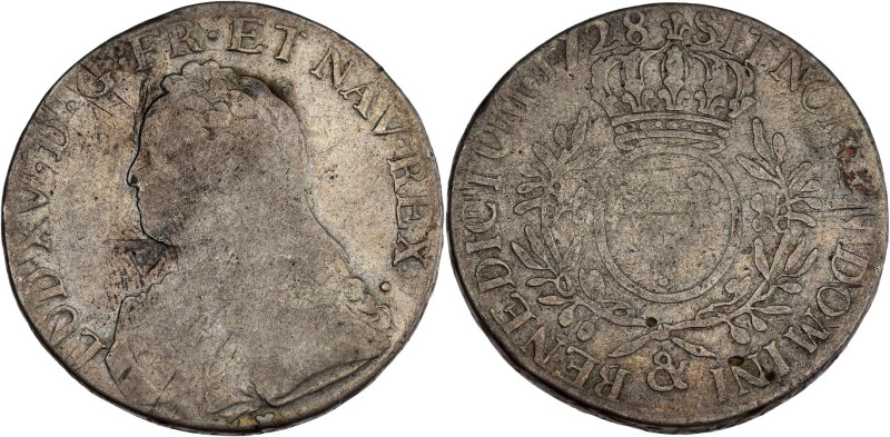 FRANCE / CAPÉTIENS - FRANCE / ROYAL
Louis XV (1715-1774). Écu aux rameaux d’oliv...