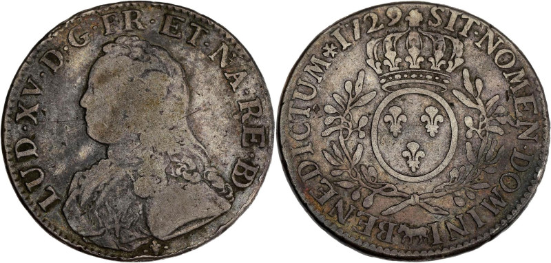 FRANCE / CAPÉTIENS - FRANCE / ROYAL
Louis XV (1715-1774). Écu de Béarn aux ramea...