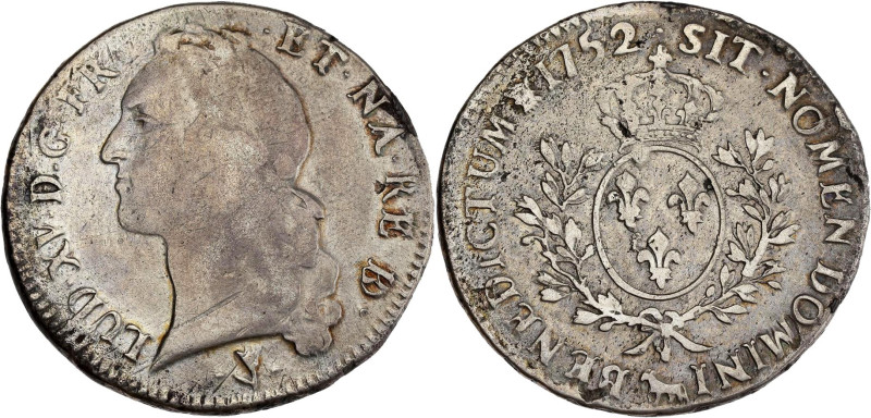 FRANCE / CAPÉTIENS - FRANCE / ROYAL
Louis XV (1715-1774). Écu au bandeau de Béar...