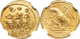 SCYTHIA. Geto-Dacians. Coson (ca. after 54 BC). AV stater (18mm, 8.50 gm, 12h). NGC Choice MS 5/5 - 4/5. Sarmatia, Olbia. KOΣΩN, Roman consul (L. Juni...