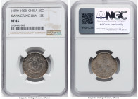 Kwangtung. Kuang-hsü 3-Piece Lot of Certified Assorted Issues ND (1890-1908) NGC, 1) 20 Cents - XF45, KM-Y201, L&M-135 2) 20 Cents - AU Details (Clean...