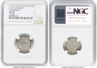 Edward I (1272-1307) Penny ND (1279-1307) AU58 NGC, Canterbury mint, S-1419. 1.44gm. Though not scarce at lower levels of preservation, locating an ex...