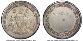 Edward VII. City of Birmingham silver "Education Committee - Education Award" Medal ND SP62 PCGS, Unl. 44mm. By Vaughton. Hallmarks indicate manufactu...