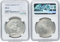 George V Trade Dollar 1929-B MS61 NGC, Bombay mint, KM-T5, Prid-26. Bright with magnificent clarity to the strike. HID09801242017 © 2024 Heritage Auct...