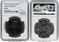 Elizabeth II Prooflike Crown 1960 PL66 NGC, KM909. British Exhibition in New York. HID09801242017 © 2024 Heritage Auctions | All Rights Reserved