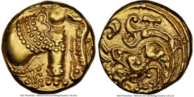 Gangas of Talakad gold Pagoda ND (1100-1327) AU55 NGC, Fr-488. 3.88gm. Elephant right. HID09801242017 © 2024 Heritage Auctions | All Rights Reserved