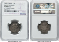 British India. Victoria 1/2 Rupee 1840.-(b) AU Details (Counterstamped) NGC, Bombay mint, KM455.1, S&W-2.37. Type A/3. HID09801242017 © 2024 Heritage ...