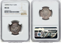 Umberto I Lira 1899-R MS66 NGC, Rome mint, KM24.1. Bested by just one example at NGC's certified population. HID09801242017 © 2024 Heritage Auctions |...