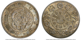 Meiji 5 Sen Year 3 (1870) MS64 PCGS, KM-Y1, JNDA 01-33. Shallow Scales variety. HID09801242017 © 2024 Heritage Auctions | All Rights Reserved