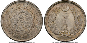 Meiji 20 Sen Year 38 (1905) MS65 NGC, KM-Y24. HID09801242017 © 2024 Heritage Auctions | All Rights Reserved