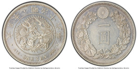 Meiji Yen Year 16 (1883) AU Details (Cleaned) PCGS, KM-YA25.2, JNDA 01-10. From the Bob Klein History of Money Collection HID09801242017 © 2024 Herita...