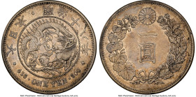 Meiji Yen Year 18 (1885) AU55 NGC, Osaka mint, KM-YA25.2, JNDA-01-10. HID09801242017 © 2024 Heritage Auctions | All Rights Reserved