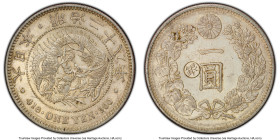 Meiji Yen Year 28 (1895) AU55 PCGS, JNDA 01-10C. Left variety. From the Bob Klein History of Money Collection HID09801242017 © 2024 Heritage Auctions ...