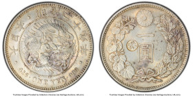 Meiji Yen Year 29 (1896) MS61 PCGS, KM-YA25.3, JNDA 01-10C. Left variety. From the Bob Klein History of Money Collection HID09801242017 © 2024 Heritag...