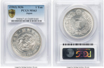 Meiji Yen Year 36 (1903) MS63 PCGS, KM-YA25.3, JNDA 01-10A. From the Bob Klein History of Money Collection HID09801242017 © 2024 Heritage Auctions | A...
