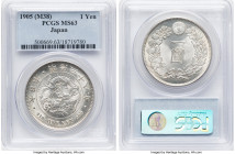 Meiji Yen Year 38 (1905) MS63 PCGS, KM-YA25.3. From the Bob Klein History of Money Collection HID09801242017 © 2024 Heritage Auctions | All Rights Res...