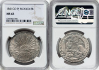Republic 8 Reales 1841 Go-PJ MS63 NGC, Guanajuato mint, KM377.8, DP-Go23. HID09801242017 © 2024 Heritage Auctions | All Rights Reserved