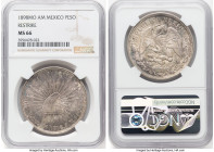 Republic Restrike Peso 1898 Mo-AM MS66 NGC, Mexico City mint, KM409.2. From the Bob Klein History of Money Collection HID09801242017 © 2024 Heritage A...