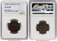 British Colony Specimen Pice AH 1306 (1888)-H SP65 Brown NGC, Birmingham mint, KM1.3. HID09801242017 © 2024 Heritage Auctions | All Rights Reserved