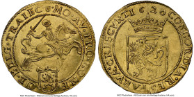 Utrecht. Provincial gold Cavalier d'Or 1620 UNC Details (Reverse Repaired) NGC, KM15, Delm-967. 9.83gm. A rare date for the issue, unrecorded by Delmo...