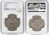 Utrecht. Provincial 1/2 Ducaton 1761 MS62 NGC, KM115.1. A charming offering a sharp motifs over slate patinated surfaces. HID09801242017 © 2024 Herita...