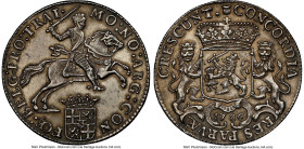 Utrecht. Provincial 1/2 Ducaton (1/2 Silver Rider) 1786 MS61 NGC, KM115.1. A fractional example of a must-have design for classic-type enthusiasts. Th...