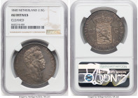 Willem I 2-1/2 Gulden 1840 AU Details (Cleaned) NGC, KM67. This specimen exhibits enchanting teal patina and sharp devices. HID09801242017 © 2024 Heri...