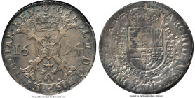 Brabant. Charles II silver Patagon 1694 XF45 NGC, Antwerp mint, KM107.1, DAV-4498. A rare example with champagne patina. It is the only recognized off...