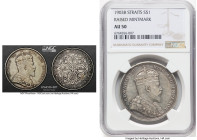 British Colony. Edward VII Dollar 1903-B AU50 NGC, KM25. Raised mintmark variety. HID09801242017 © 2024 Heritage Auctions | All Rights Reserved