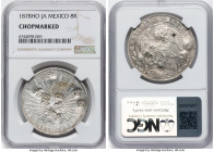 World Lots. 3-Piece Lot of Certified Assorted Issues NGC, 1) Mexico. Republic 8 Reales 1878 Ho-JA - Details (Chopmarked), Hermosillo mint, KM377.9 2) ...
