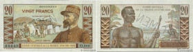 Country : FRENCH EQUATORIAL AFRICA 
Face Value : 20 Francs Émile Gentil Spécimen 
Date : (1946) 
Period/Province/Bank : Caisse Centrale de la France d...