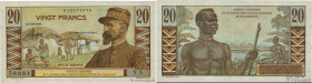 Country : FRENCH EQUATORIAL AFRICA 
Face Value : 20 Francs Émile Gentil 
Date : (1957) 
Period/Province/Bank : Institut d'émission de l'A.E.F. et du C...