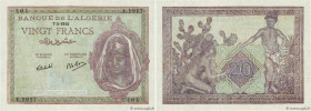 Country : ALGERIA 
Face Value : 20 Francs 
Date : 07 mai 1945 
Period/Province/Bank : Banque d'Algérie 
Catalogue reference : P.92b 
Alphabet - signat...