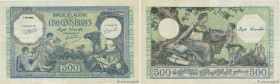 Country : ALGERIA 
Face Value : 500 Francs 
Date : 07 octobre 1943 
Period/Province/Bank : Banque de l'Algérie 
Catalogue reference : P.93 
Alphabet -...