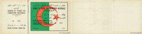 Country : ALGERIA 
Face Value : 1000 Francs Bon 
Date : (1954-1962) 
Period/Province/Bank : Document 
Catalogue reference : P.- 
Alphabet - signatures...