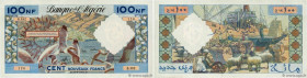Country : ALGERIA 
Face Value : 100 Nouveaux Francs 
Date : 29 septembre 1961 
Period/Province/Bank : Banque de l'Algérie 
Catalogue reference : P.121...