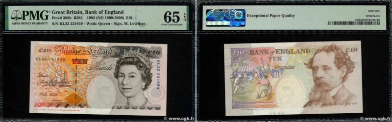 Country : ENGLAND 
Face Value : 10 Pounds 
Date : (1993-1998) 
Period/Province/B...