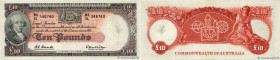 Country : AUSTRALIA 
Face Value : 10 Pounds 
Date : (1960-1965) 
Period/Province/Bank : Commonwealth of Australia, Reserve Bank 
Catalogue reference :...