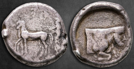 Sicily. Gela circa 425-420 BC. Tetradrachm AR