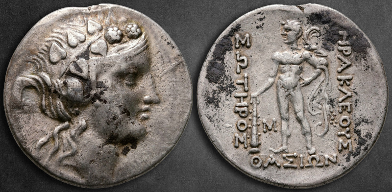 Islands off Thrace. Thasos circa 146 BC. 
Tetradrachm AR

32 mm, 16,92 g

H...