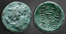 Kings of Thrace. Mostis 140-100 BC. Bronze Æ