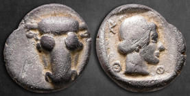 Phokis. Federal Coinage circa 449-447 BC. Triobol or Hemidrachm AR