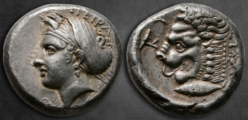 Mysia. Kyzikos circa 390-340 BC. 
Tetradrachm AR

24 mm, 15,07 g

ΣΩΤΕΙΡΑ, ...