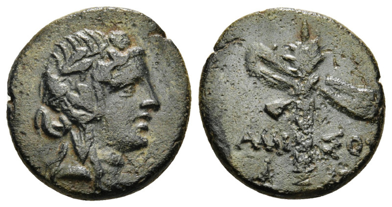 PONTOS. Amisos. Time of Mithradates VI Eupator (Circa 105-90 or 90-85 BC). Ae.
O...